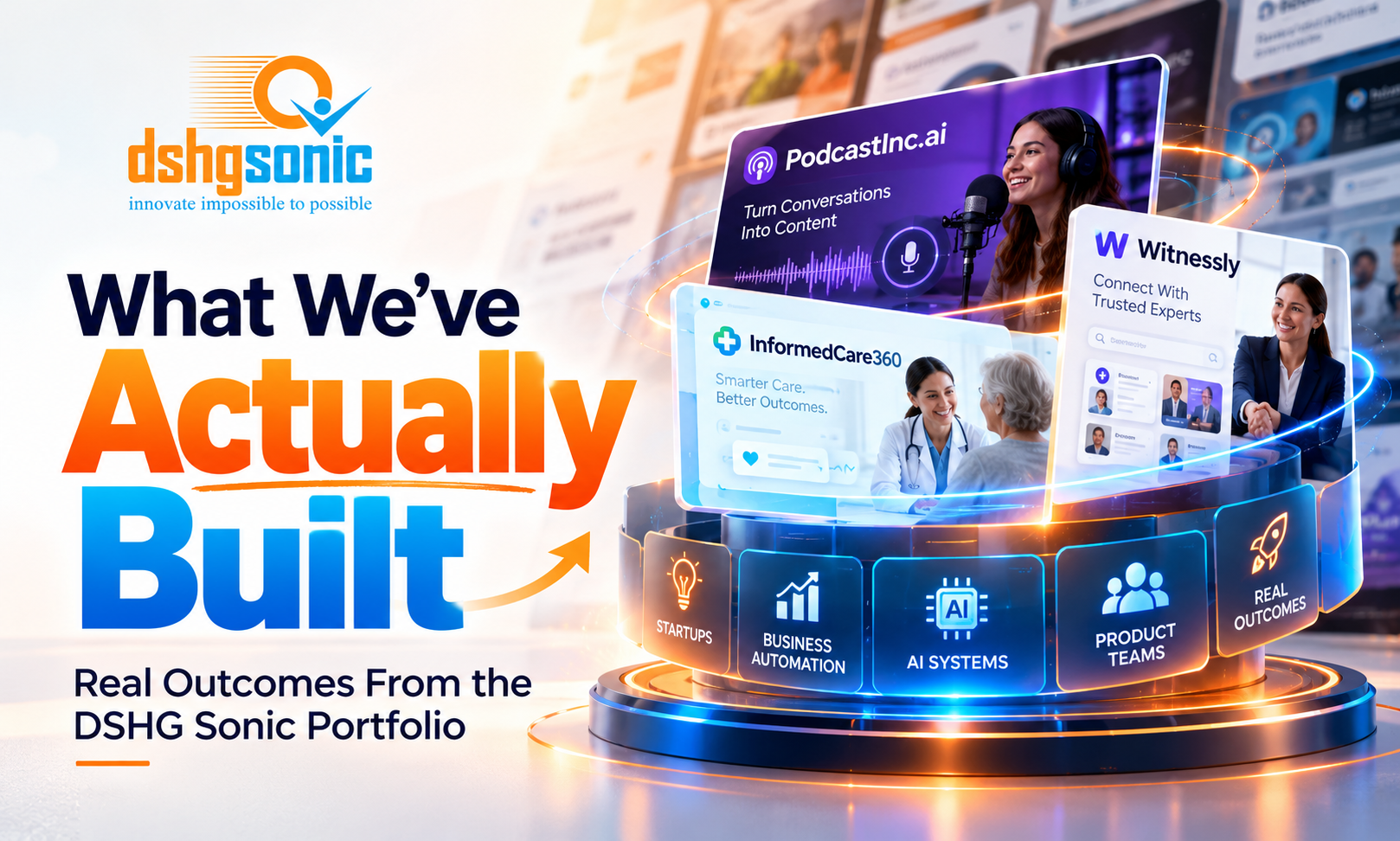 What We've Built: Real Results From DSHG Sonic's Portfolio