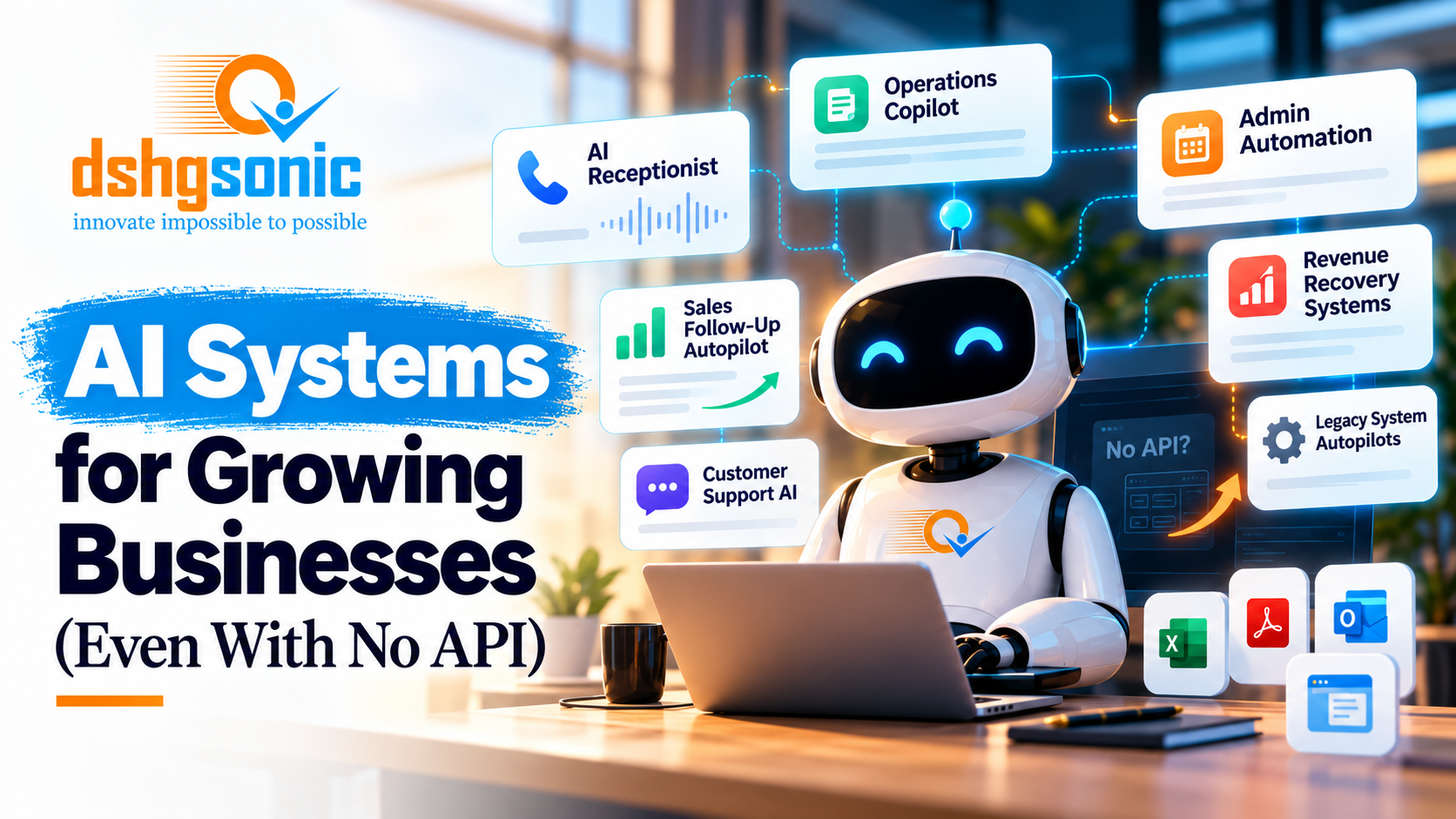 AI Systems for Growing Businesses Without APIs | DSHG Sonic